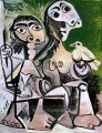 Paar a l oiseau 3 1970 Kubismus Pablo Picasso